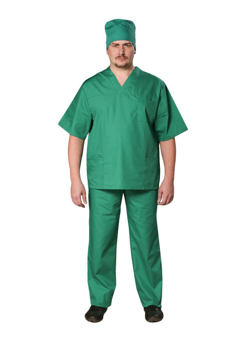 Костюм хирурга зеленый, синий